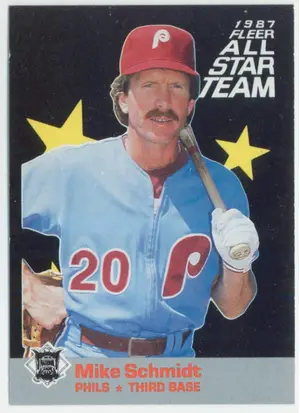 1987 Fleer - Mike Schmidt All Star Team #6