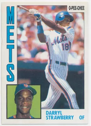 1984 O-Pee-Chee - Darryl Strawberry RC #182