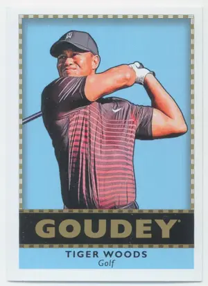 2018 Goodwin Champions - Tiger Woods Goudey #G10