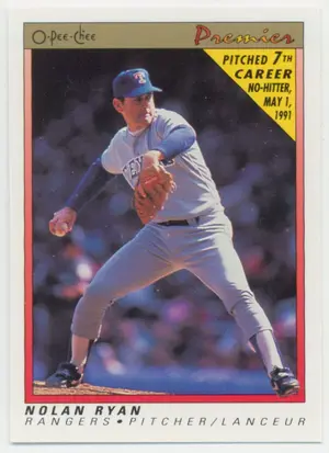1991 O-Pee-Chee Premier - Nolan Ryan #102