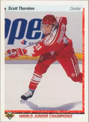 1990-91 UPPER DECK - SCOTT THORNTON #459 ROOKIE