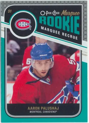 2011-12 O-PEE-CHEE - AARON PALUSHAJ #579 ROOKIE