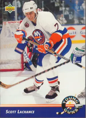 1992-93 UPPER DECK - SCOTT LaCHANCE #571 YOUNG GUNS