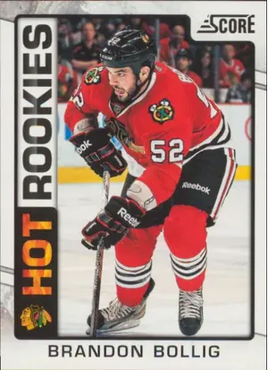 2012-13 SCORE - BRANDON BOLLIG #515 ROOKIE