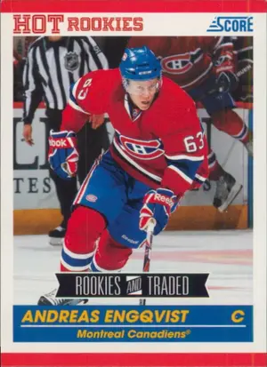 2010-11 SCORE - ANDREAS ENGQVIST #604 ROOKIE