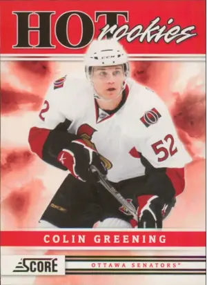 2011-12 SCORE - COLIN GREENING #523 ROOKIE