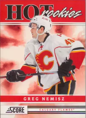 2011-12 SCORE - GREG NEMISZ #503 ROOKIE