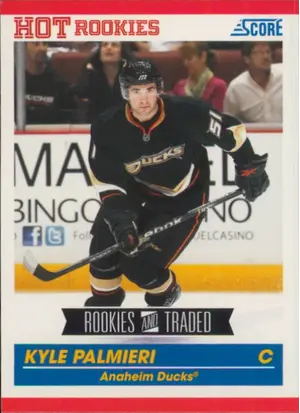 2010-11 SCORE - KYLE PALMIERI #653 ROOKIE