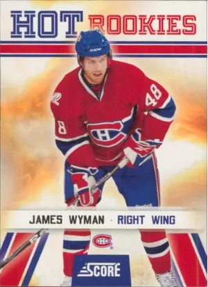 2010-11 SCORE - JAMES WYMAN #540 ROOKIE