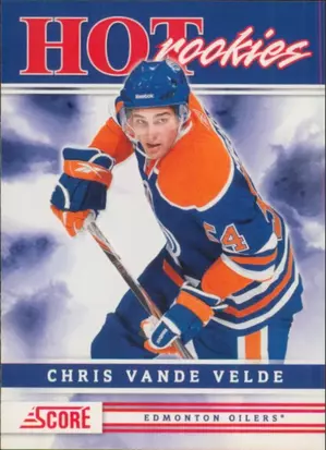 2011-12 SCORE - CHRIS VANDE VELDE #510 ROOKIE
