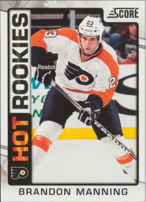 2012-13 SCORE - BRANDON MANNING #519 ROOKIE