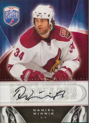 2009-10 BE A PLAYER - DANIEL WINNIK #S-DW SIGNATURES