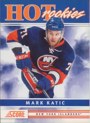 2011-12 SCORE - MARK KATIC #519 ROOKIE