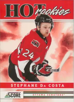 2011-12 SCORE - STEPHANE DA COSTA #527 ROOKIE
