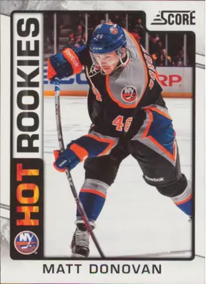 2012-13 SCORE - MATT DONOVAN #532 ROOKIE