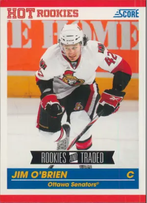 2010-11 SCORE - JIM O'BRIEN #628 ROOKIE