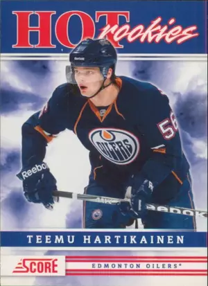 2011-12 SCORE - TEEMU HARTIKAINEN #511 ROOKIE