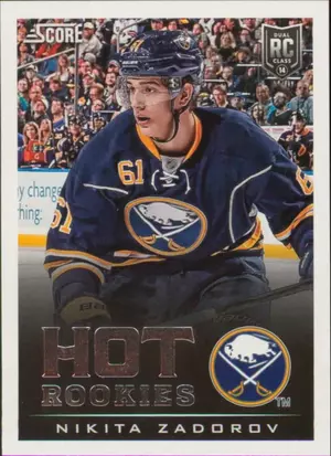 2013-14 SCORE - NIKITA ZADOROV #693 HOT ROOKIES