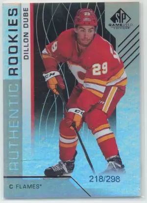 2018-19 SP GAME USED - DILLON DUBE #107 ROOKIE 218/298