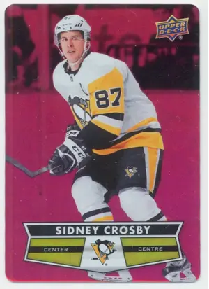 2021-22 TIM HORTONS - SIDNEY CROSBY #DC-4 RED DIE CUT