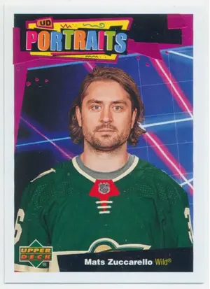 2020-21 UPPER DECK - MATS ZUCCARELLO #P-18 PORTRAITS