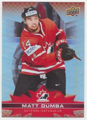 2021-22 TIM HORTONS TEAM CANADA - MATT DUMBA #66