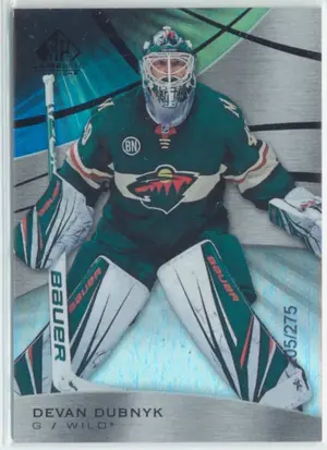 2019-20 SP GAME USED - DEVAN DUBNYK #61 RAINBOW 205/275