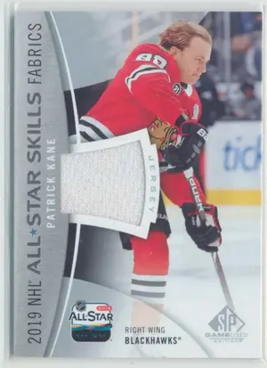 2019-20 SP GAME USED - PATRICK KANE #AS-PK ALL-STAR SKILLS FABRICS