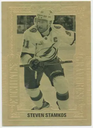 2018-19 TIM HORTONS - STEVEN STAMKOS #GE-8 GOLD ETCHINGS
