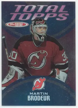 2002-03 TOPPS TOTAL - MARTIN BRODEUR #TT15 TOTAL TOPPS