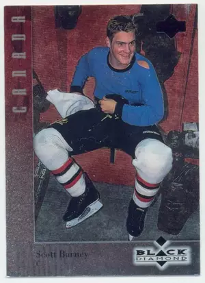 1996-97 BLACK DIAMOND - SCOTT BARNEY #14 RC