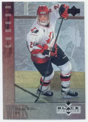 1996-97 BLACK DIAMOND - SHANE WILLIS #26 RC