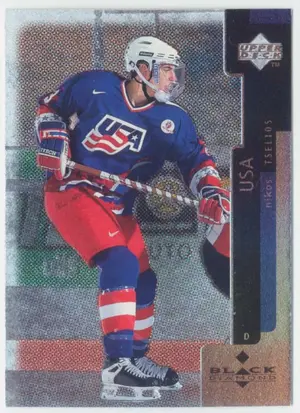 1997-98 BLACK DIAMOND - NIKOS TSELIOS #91 RC