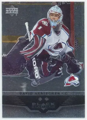 2005-06 BLACK DIAMOND - DAVID AEBISCHER #92 DOUBLE DIAMOND