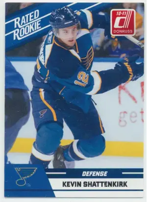 2010-11 DONRUSS FALL EXPO REDEMPTIONS - KEVIN SHATTENKIRK #4 RATED ROOKIE