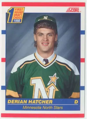1990-91 SCORE - DERIAN HATCHER #430 RC