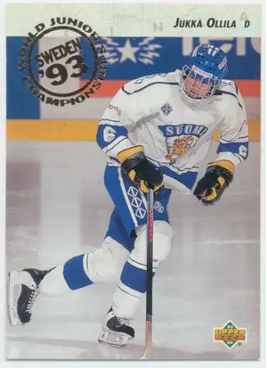 1993-94 UPPER DECK - JUKKA OLLILA #269 WORLD JUNIOR CHAMPIONSHIP RC