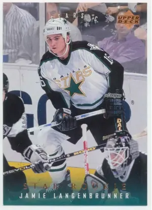 1995-96 UPPER DECK - JAMIE LANGENBRUNNER #503 STAR ROOKIE