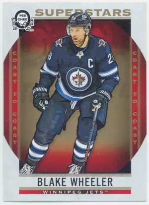 2018-19 O-PEE-CHEE COAST TO COAST - BLAKE WHEELER #124 SUPERSTARS