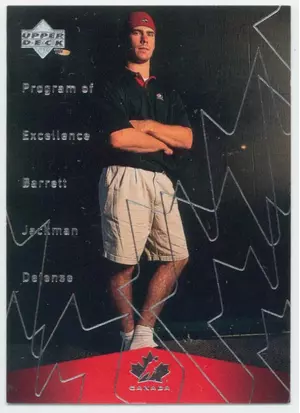 1998-99 UPPER DECK - BARRETT JACKMAN #394 PROGRAM OF EXCELLENCE RC