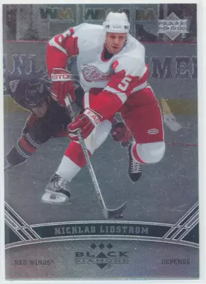 2006-07 BLACK DIAMOND - NICKLAS LIDSTROM #136 TRIPLE DIAMOND