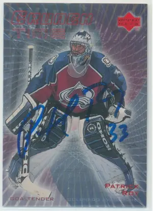 1999-00 UPPER DECK - PATRICK ROY #CT-27 AUTOGRAPH