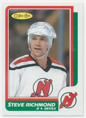 1986-87 O-PEE-CHEE - STEVE RICHMOND #208