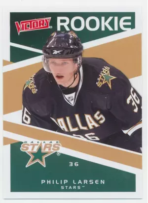 2010-11 VICTORY - PHILIP LARSEN #214 ROOKIE