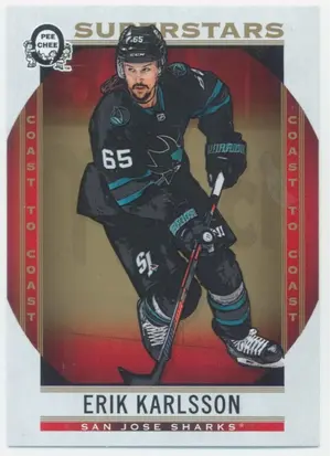 2018-19 O-PEE-CHEE COAST TO COAST - ERIK KARLSSON #112 SUPERSTARS