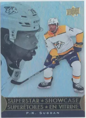 2018-19 TIM HORTONS - P.K. SUBBAN #SS-14 SUPERSTAR SHOWCASE