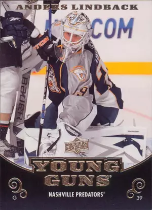 2010-11 UPPER DECK - ANDERS LINDBACK #234 YOUNG GUNS