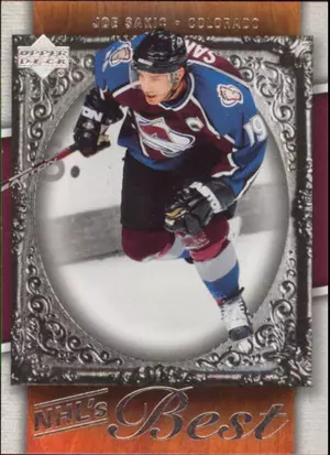 2007-08 UPPER DECK - JOE SAKIC #B9 NHL'S BEST