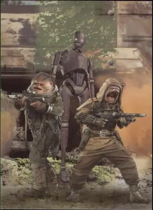 2016 Star Wars Rogue One - Bistan, K2-SO, and Pao Montages #M5