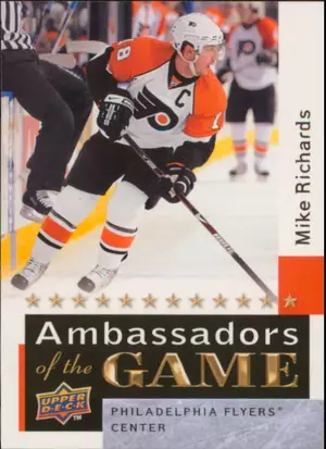 2009-10 UPPER DECK - MIKE RICHARDS #AG58 AMBASSADORS OF THE GAME